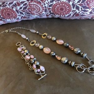 Chico’s necklace and bracelet